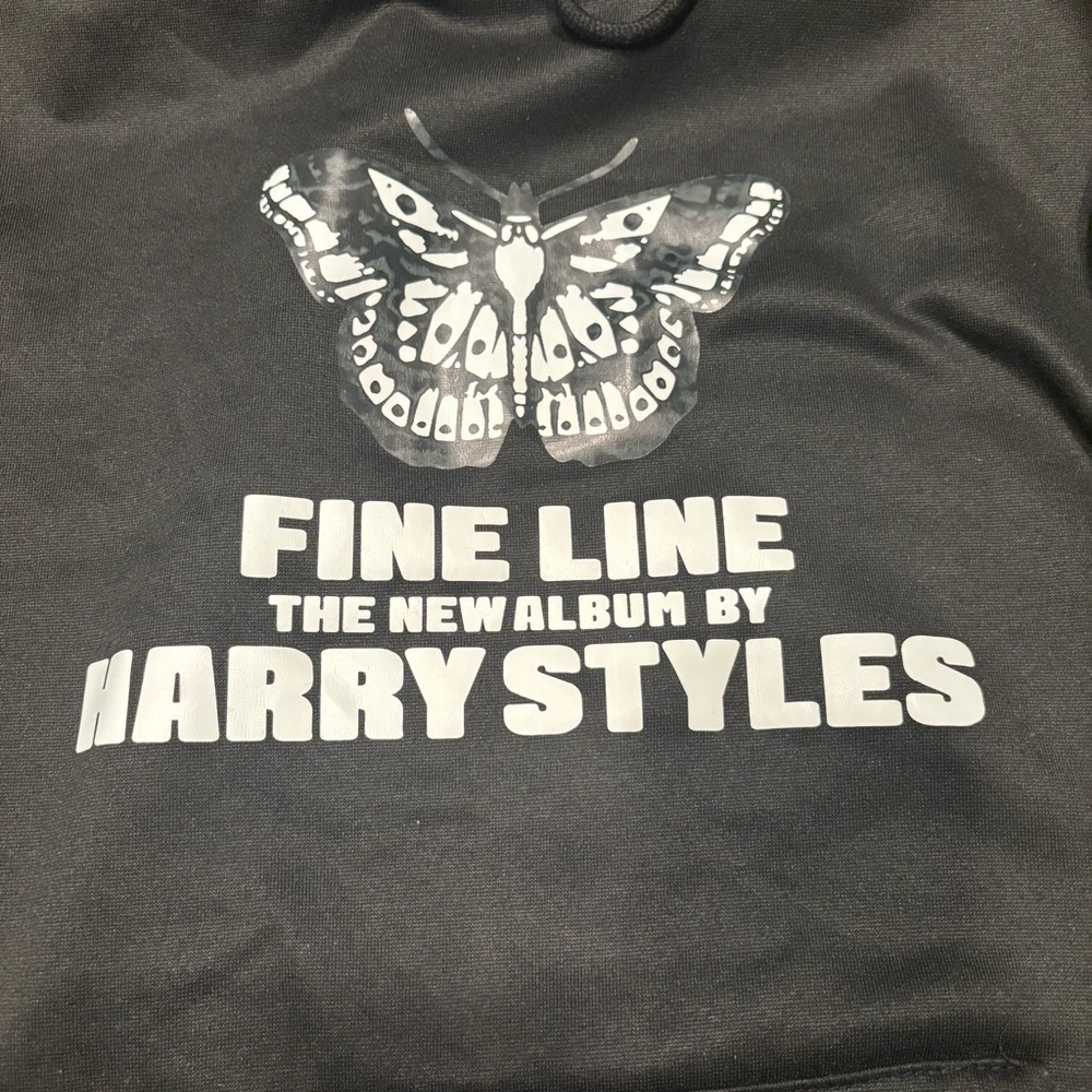 Harry Styles Fine Line Butterfly Hoodie – Size M – Black Fine Line Sweatshirt - Picture 5 of 9